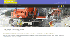 Desktop Screenshot of barnoneequipment.com